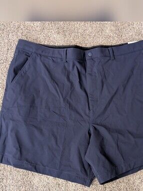 NWT American Eagle Outfitters Navy Flat-Front Performance Club Shorts Size 44